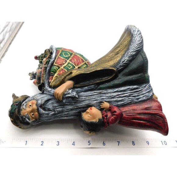 Vintage Old World Santa Claus Ceramic Figurine Father Christmas 10" - Picture 6 of 6